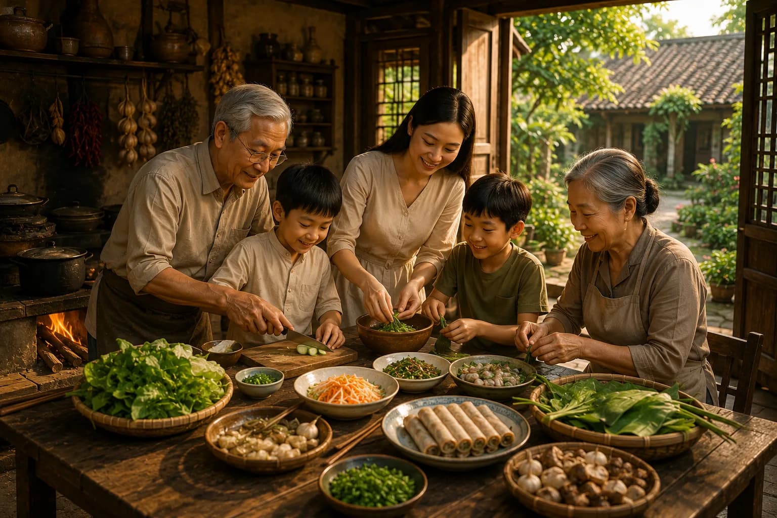 Nấu ăn tuổi thơ