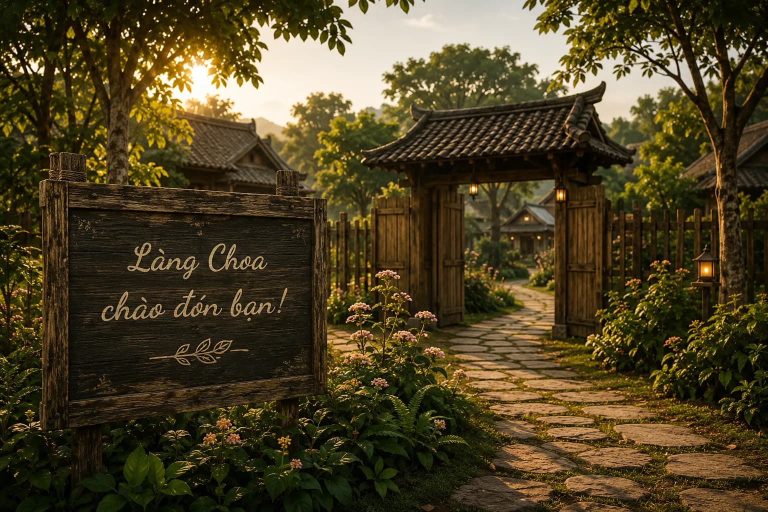 Làng Choa chào đón bạn